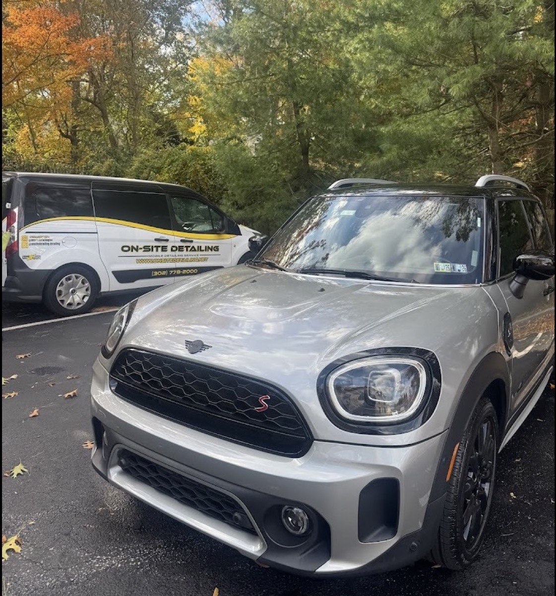 Interior detailing and leather conditioning result