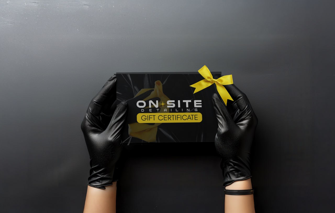 On-Site Detailing gift certificate